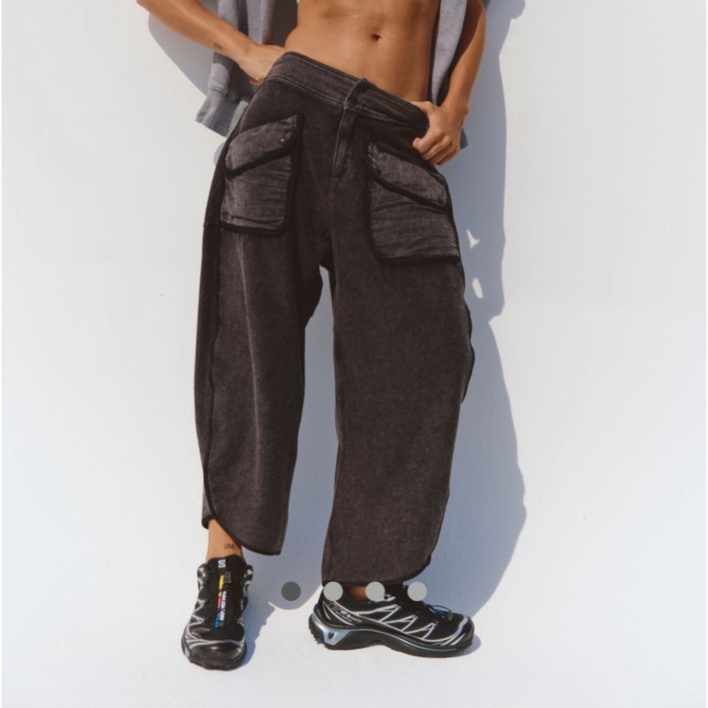Free People Black Timko pants size Small